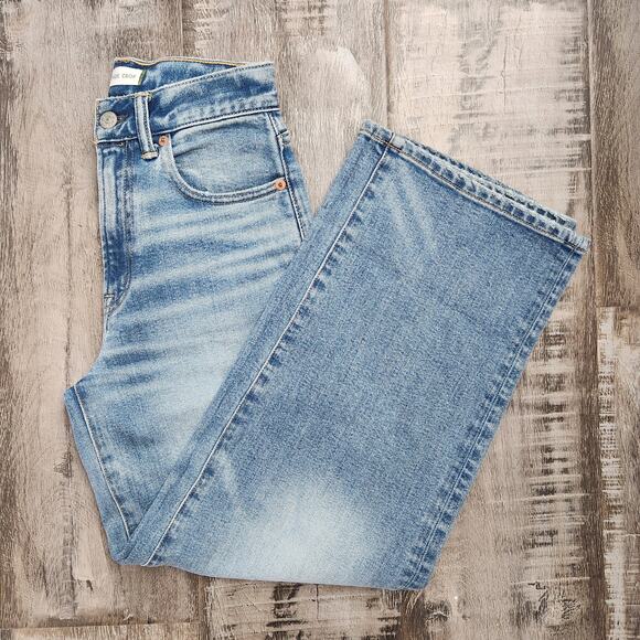 American Eagle AE77 The Wide Crop Jeans Blue Size 24 NWT - Picture 8 of 16